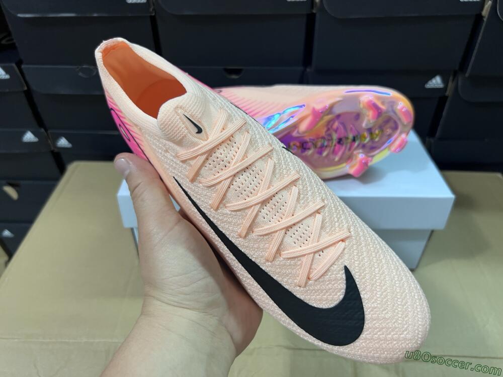 Nike Air Zoom Mercurial Vapor 16 Elite FG Firm Ground Soccer Cleats - Pink/Black/Gold