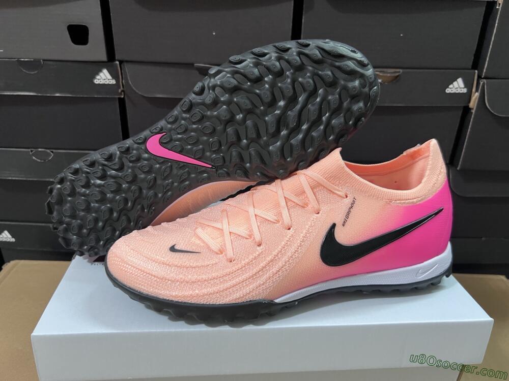Nike Phantom GX 2 Elite TF Artificial Turf Soccer Shoes - Pink/Black