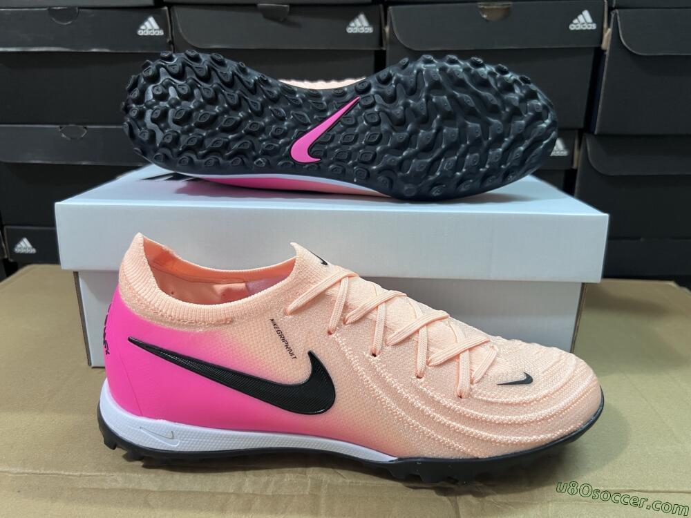 Nike Phantom GX 2 Elite TF Artificial Turf Soccer Shoes - Pink/Black
