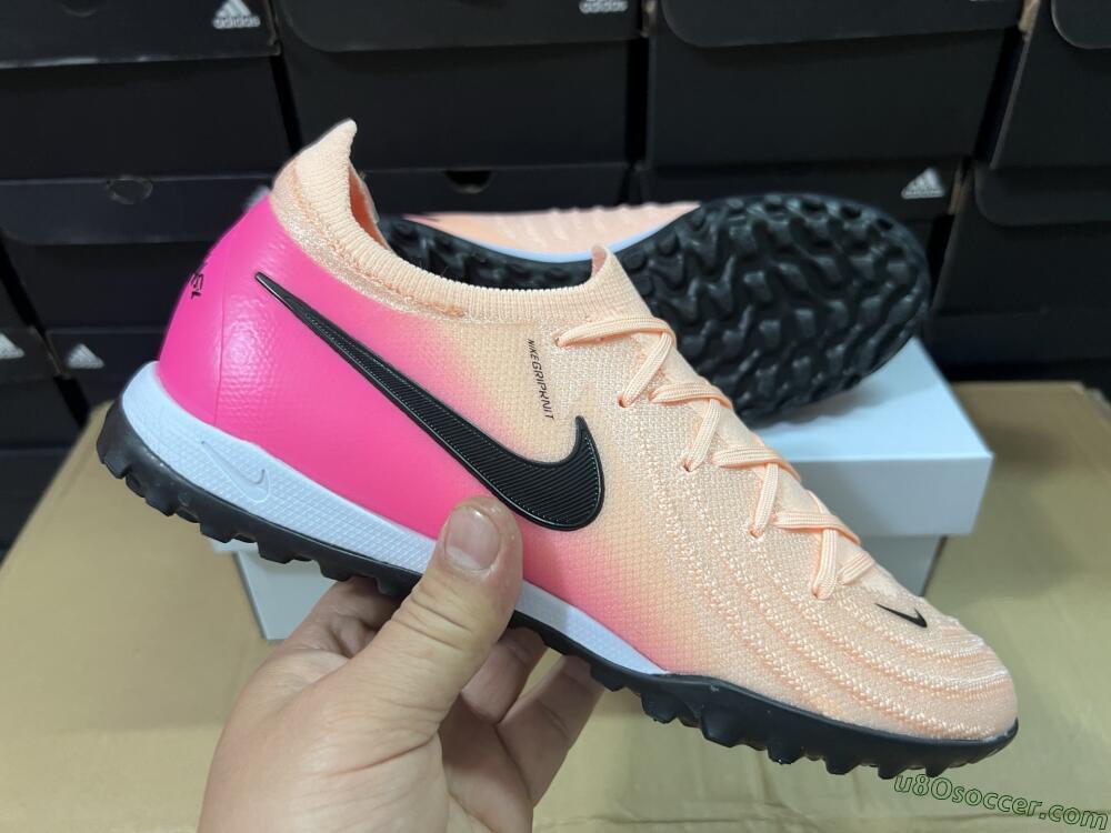 Nike Phantom GX 2 Elite TF Artificial Turf Soccer Shoes - Pink/Black