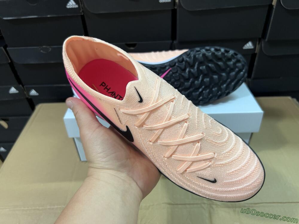 Nike Phantom GX 2 Elite TF Artificial Turf Soccer Shoes - Pink/Black