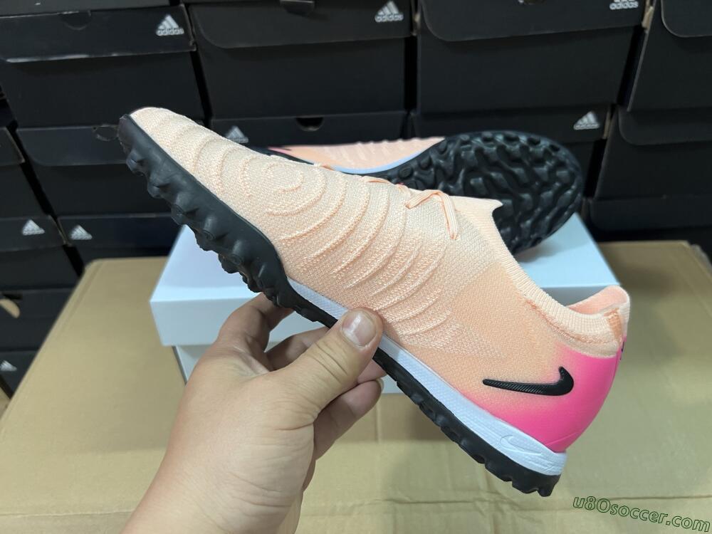 Nike Phantom GX 2 Elite TF Artificial Turf Soccer Shoes - Pink/Black