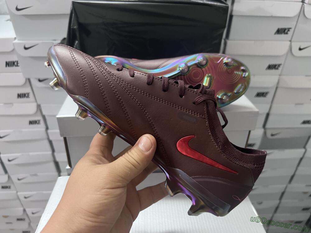 Nike Tiempo Legend 10 Elite FG Firm Ground Soccer Cleats - Red/Gold