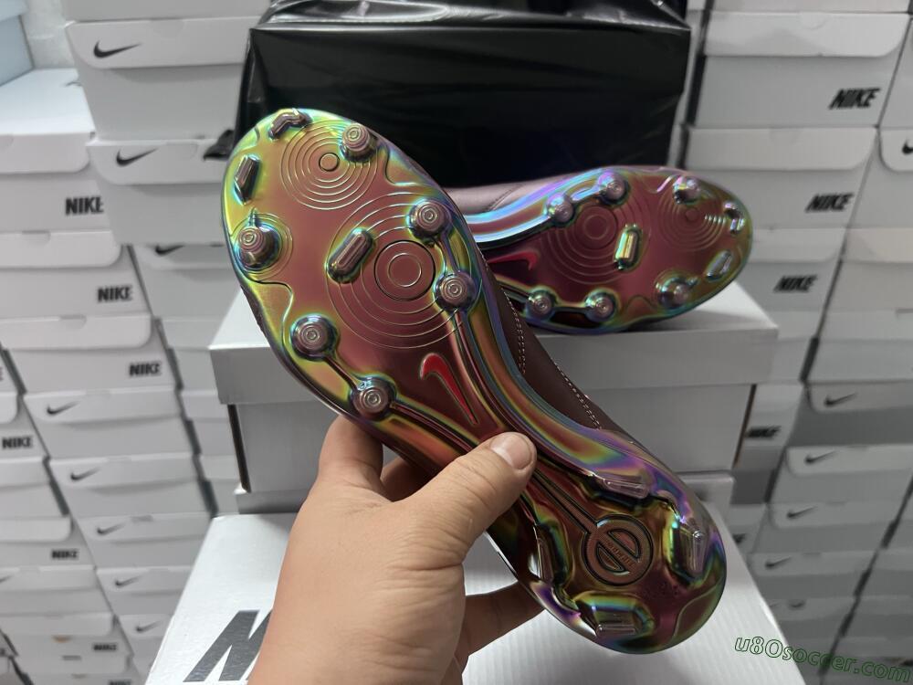 Nike Tiempo Legend 10 Elite FG Firm Ground Soccer Cleats - Red/Gold