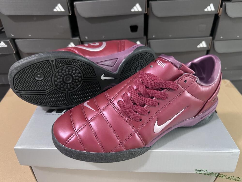 Nike Total 90 II IC Indoor & Futsal Soccer Shoes - Red/Black/White