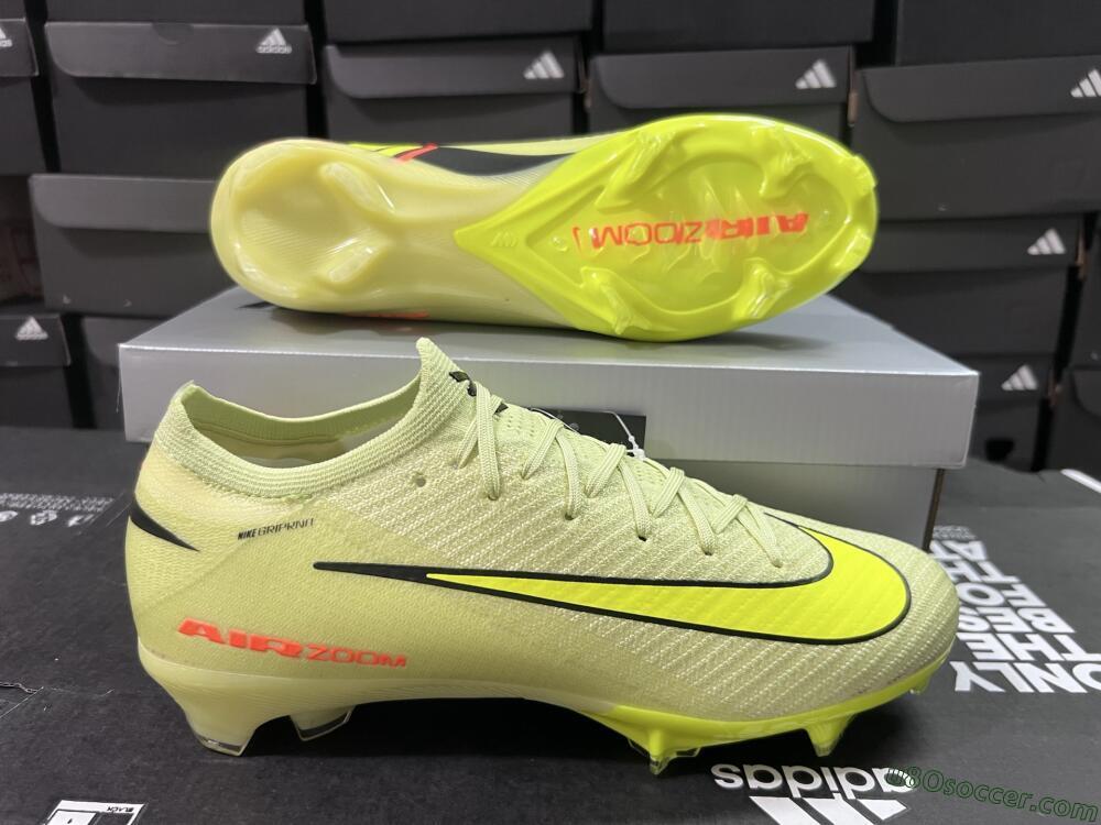 Nike Air Zoom Mercurial Vapor 16 Elite FG Firm Ground Soccer Cleats - Yellow/Black/Red