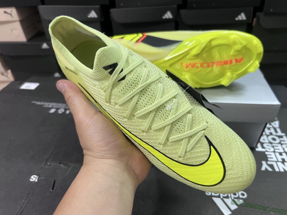 Nike Air Zoom Mercurial Vapor 16 Elite FG Firm Ground Soccer Cleats - Yellow/Black/Red