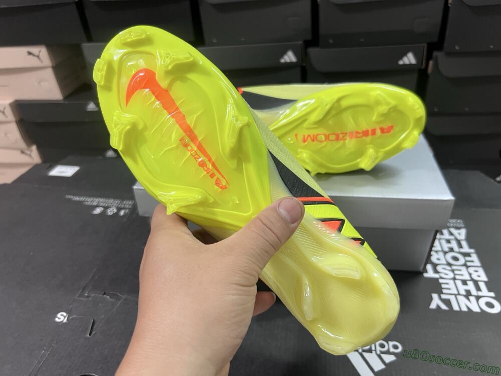 Nike Air Zoom Mercurial Vapor 16 Elite FG Firm Ground Soccer Cleats - Yellow/Black/Red