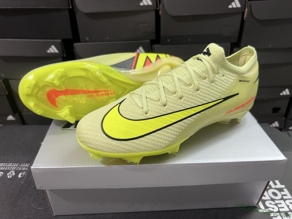 Nike Air Zoom Mercurial Vapor 16 Elite FG Firm Ground Soccer Cleats - Yellow/Black/Red