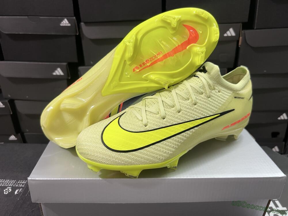Nike Air Zoom Mercurial Vapor 16 Elite FG Firm Ground Soccer Cleats - Yellow/Black/Red