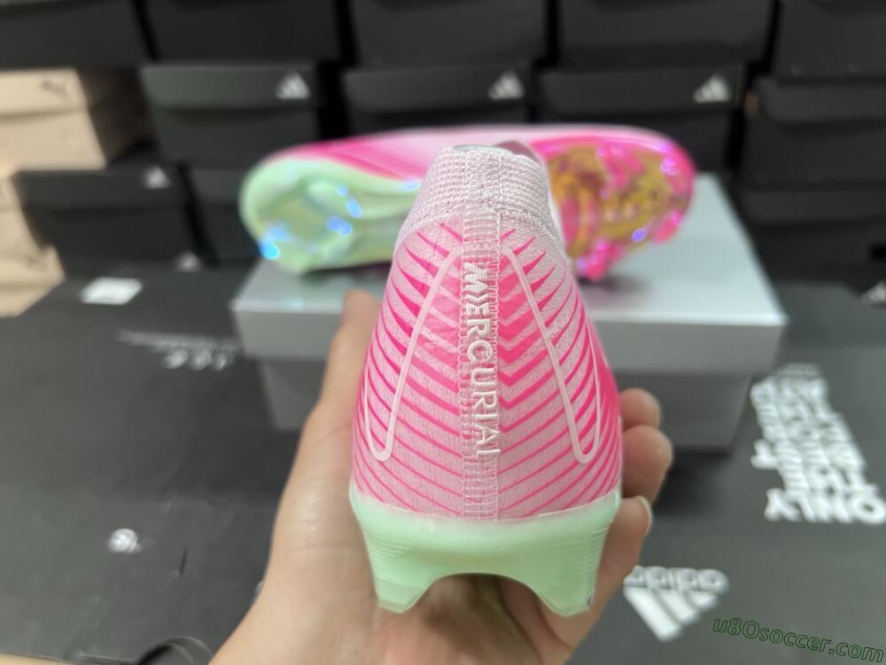 Nike Air Zoom Mercurial Vapor 16 Elite FG Firm Ground Soccer Cleats - Pink/Red/Gold