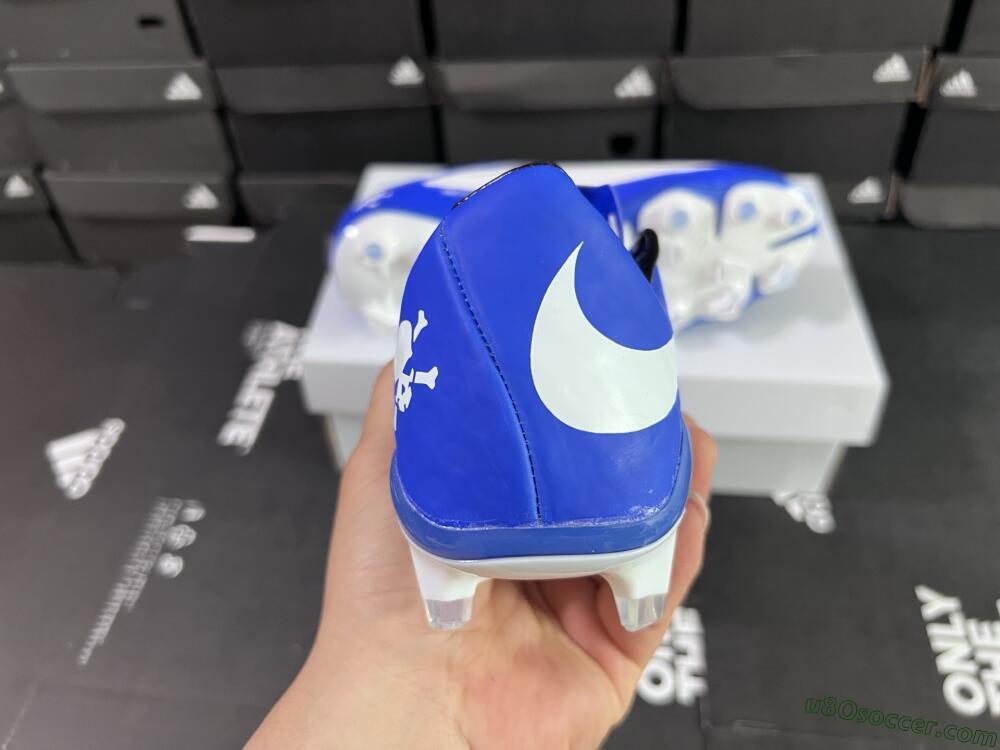 Nike Hypervenom Phantom FG Firm Ground Soccer Cleats - White/Blue