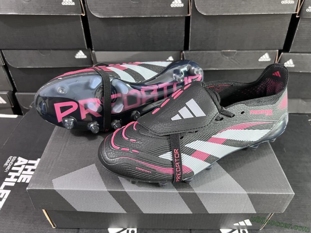 Adidas Predator Elite Foldover Tongue FG Firm Ground Soccer Cleats - Black/White/Red