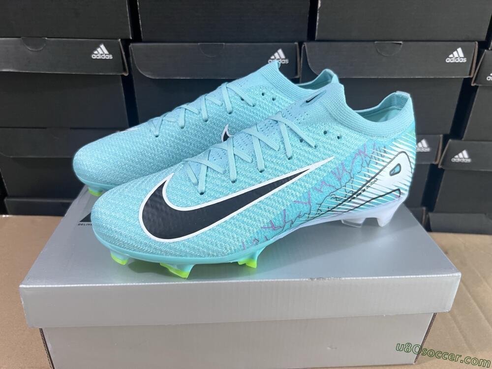 Nike Air Zoom Mercurial Vapor 16 Elite FG Firm Ground Soccer Cleats - Blue/Black/White