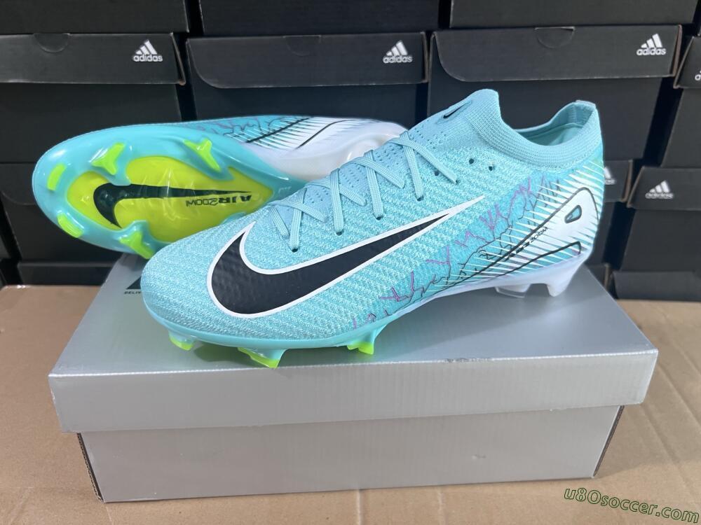 Nike Air Zoom Mercurial Vapor 16 Elite FG Firm Ground Soccer Cleats - Blue/Black/White