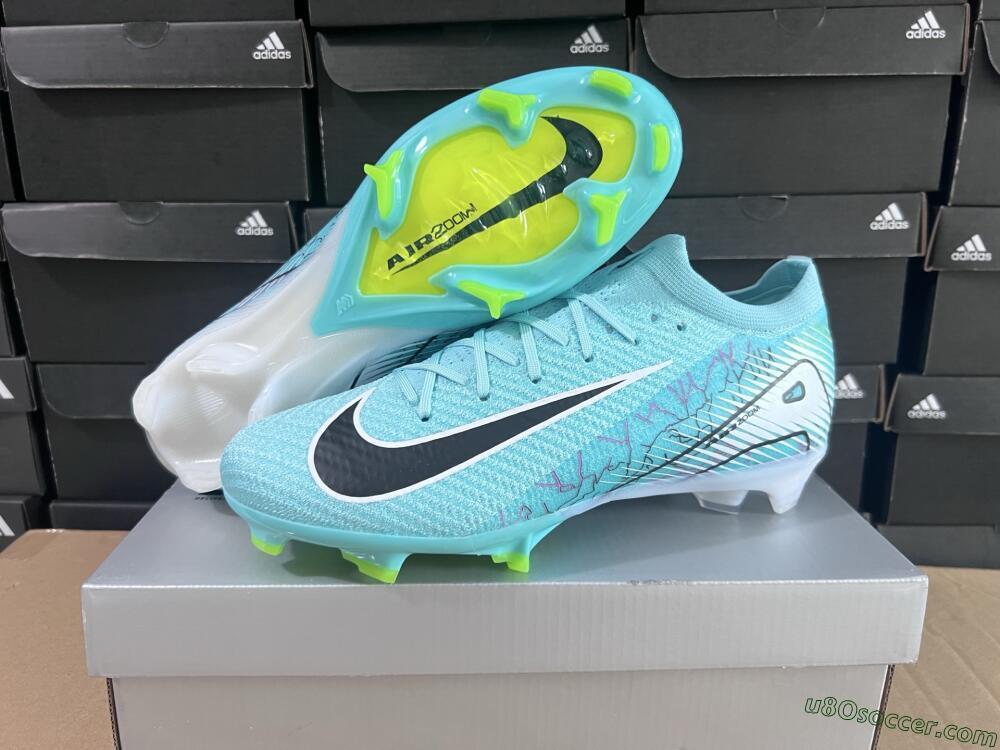 Nike Air Zoom Mercurial Vapor 16 Elite FG Firm Ground Soccer Cleats - Blue/Black/White