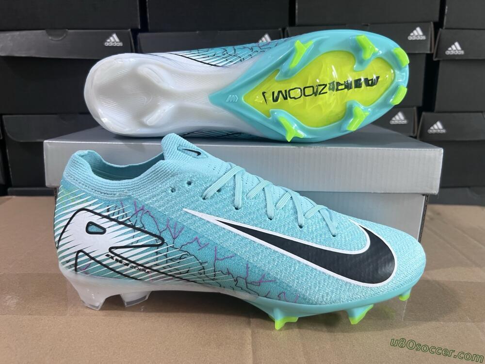 Nike Air Zoom Mercurial Vapor 16 Elite FG Firm Ground Soccer Cleats - Blue/Black/White