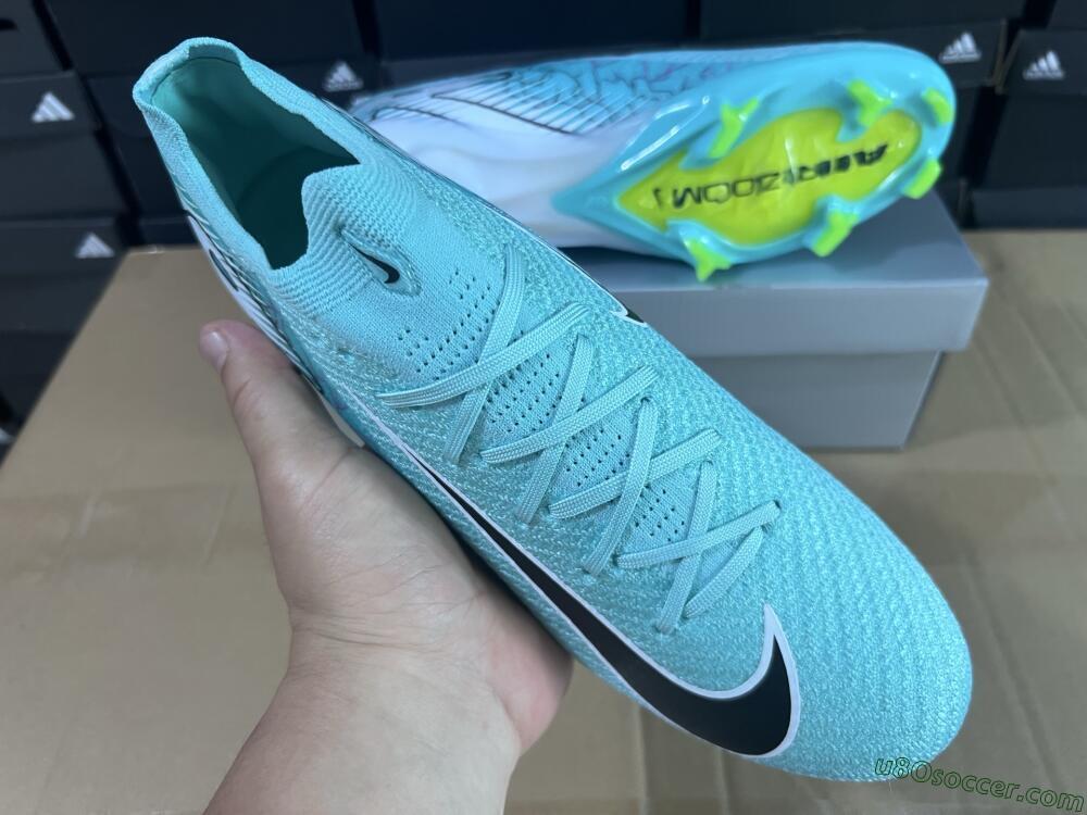 Nike Air Zoom Mercurial Vapor 16 Elite FG Firm Ground Soccer Cleats - Blue/Black/White