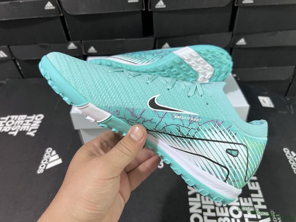 Nike Air Zoom Mercurial Vapor 16 Elite TF Artificial Turf Soccer Shoes - Jade/Black/White