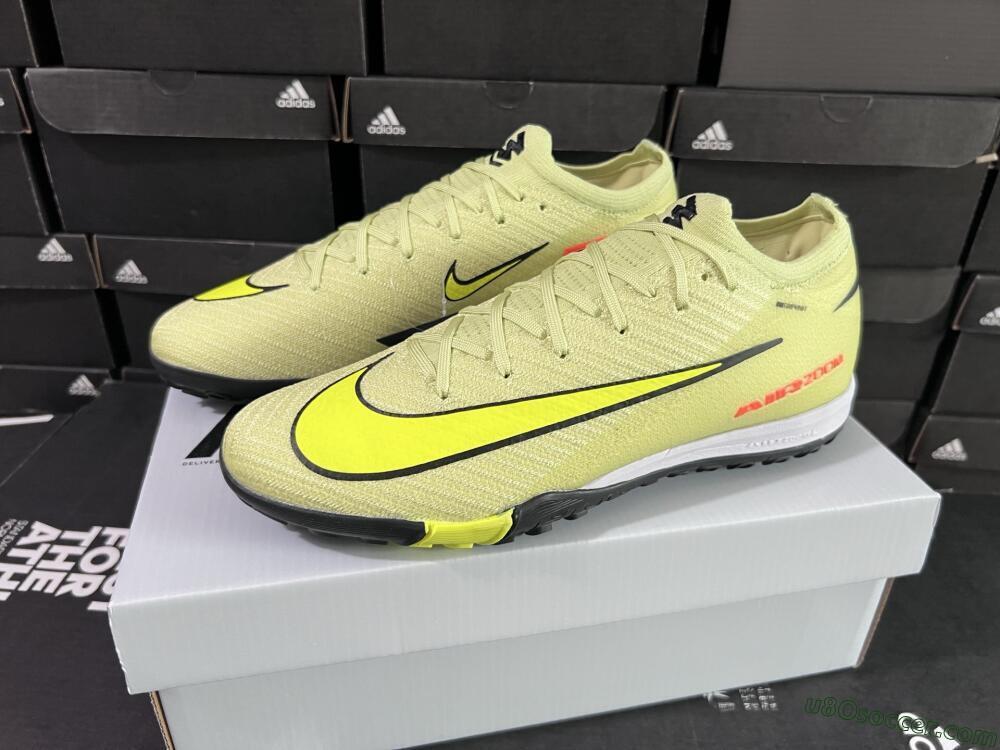 Nike Air Zoom Mercurial Vapor 16 Elite TF Artificial Turf Soccer Shoes - Yellow/Black/Red