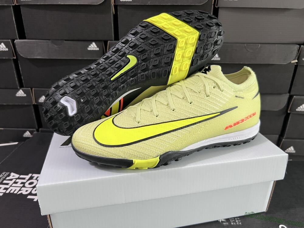 Nike Air Zoom Mercurial Vapor 16 Elite TF Artificial Turf Soccer Shoes - Yellow/Black/Red