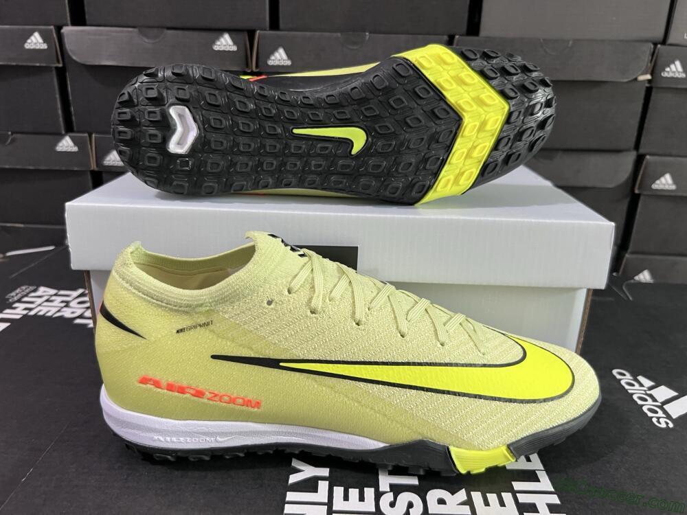 Nike Air Zoom Mercurial Vapor 16 Elite TF Artificial Turf Soccer Shoes - Yellow/Black/Red
