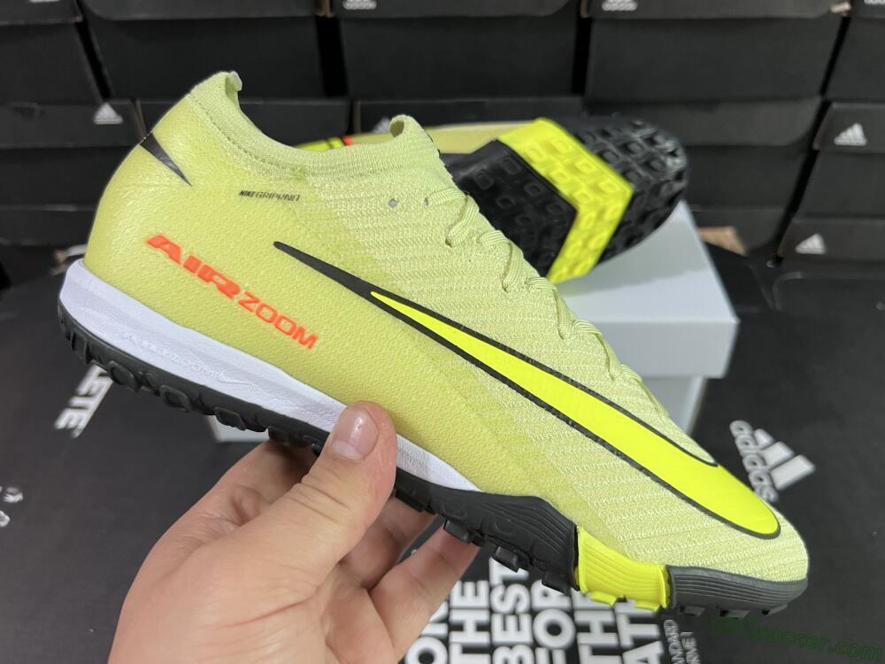 Nike Air Zoom Mercurial Vapor 16 Elite TF Artificial Turf Soccer Shoes - Yellow/Black/Red