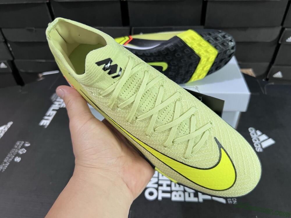 Nike Air Zoom Mercurial Vapor 16 Elite TF Artificial Turf Soccer Shoes - Yellow/Black/Red