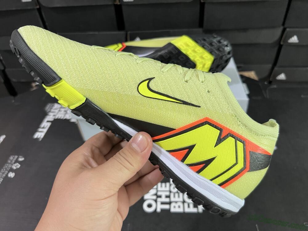 Nike Air Zoom Mercurial Vapor 16 Elite TF Artificial Turf Soccer Shoes - Yellow/Black/Red
