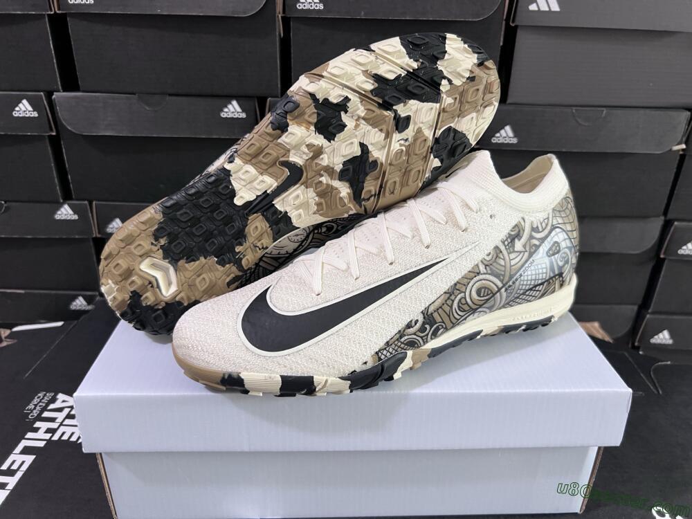 Nike Air Zoom Mercurial Vapor 16 Elite TF Artificial Turf Soccer Shoes - Beige/Black/Brown