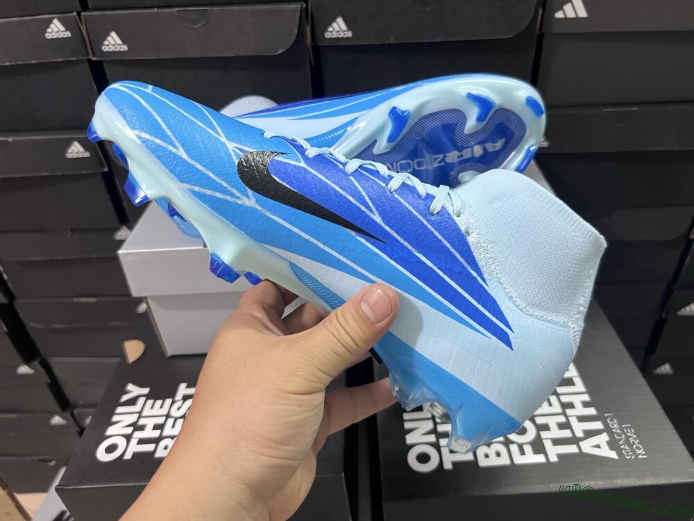 Nike Air Zoom Mercurial Superfly 10 Elite FG Firm Ground Soccer Cleats - Jade/Blue/Black