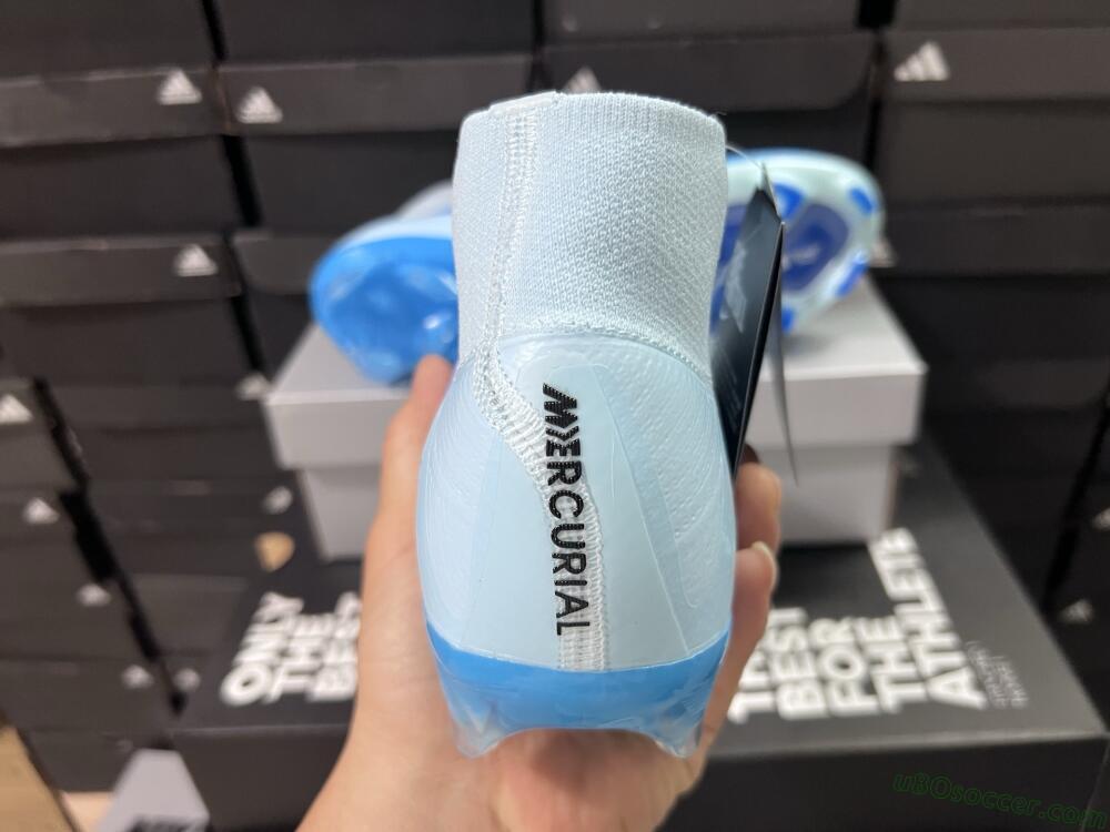 Nike Air Zoom Mercurial Superfly 10 Elite FG Firm Ground Soccer Cleats - Jade/Blue/Black