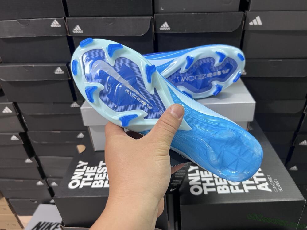 Nike Air Zoom Mercurial Superfly 10 Elite FG Firm Ground Soccer Cleats - Jade/Blue/Black