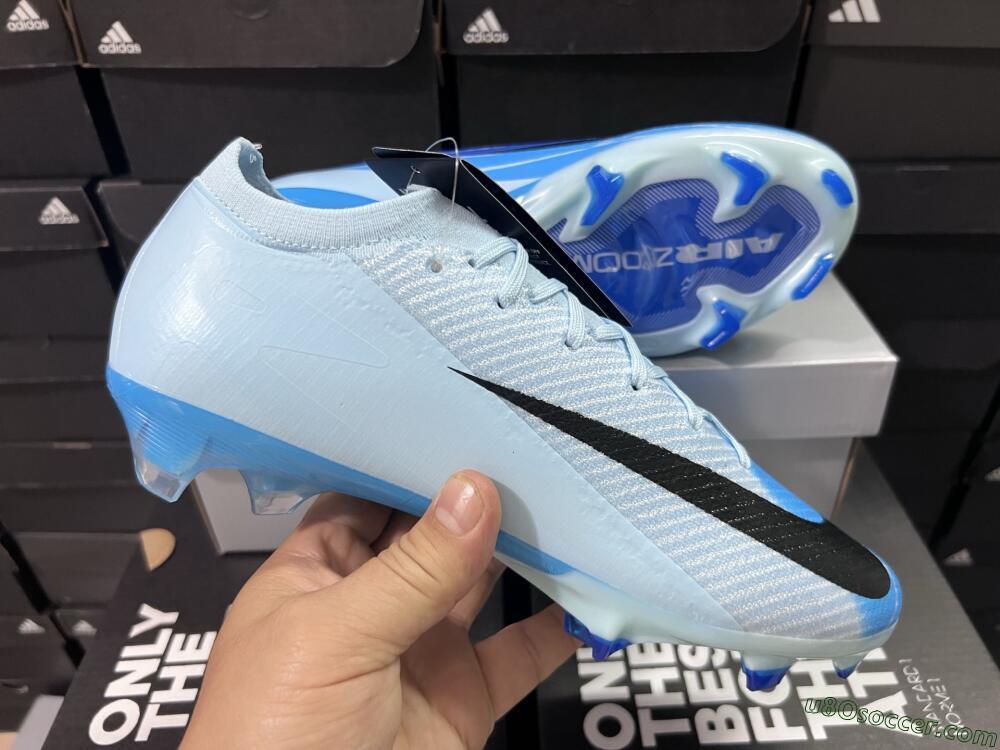 Nike Air Zoom Mercurial Vapor 16 Elite FG Firm Ground Soccer Cleats - Jade/Blue/Black