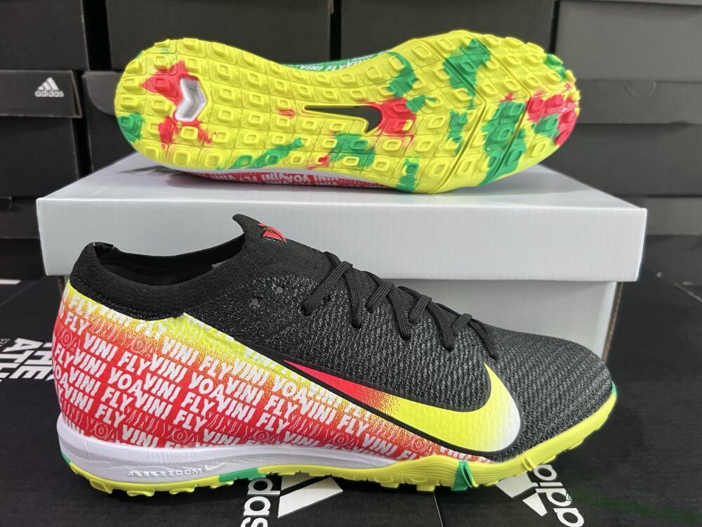 Nike Air Zoom Mercurial Vapor 16 Elite TF Artificial Turf Soccer Shoes - White/Red/Yellow