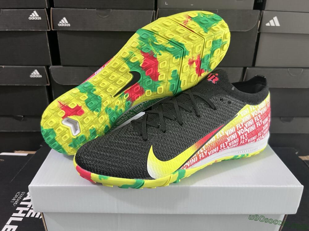 Nike Air Zoom Mercurial Vapor 16 Elite TF Artificial Turf Soccer Shoes - White/Red/Yellow