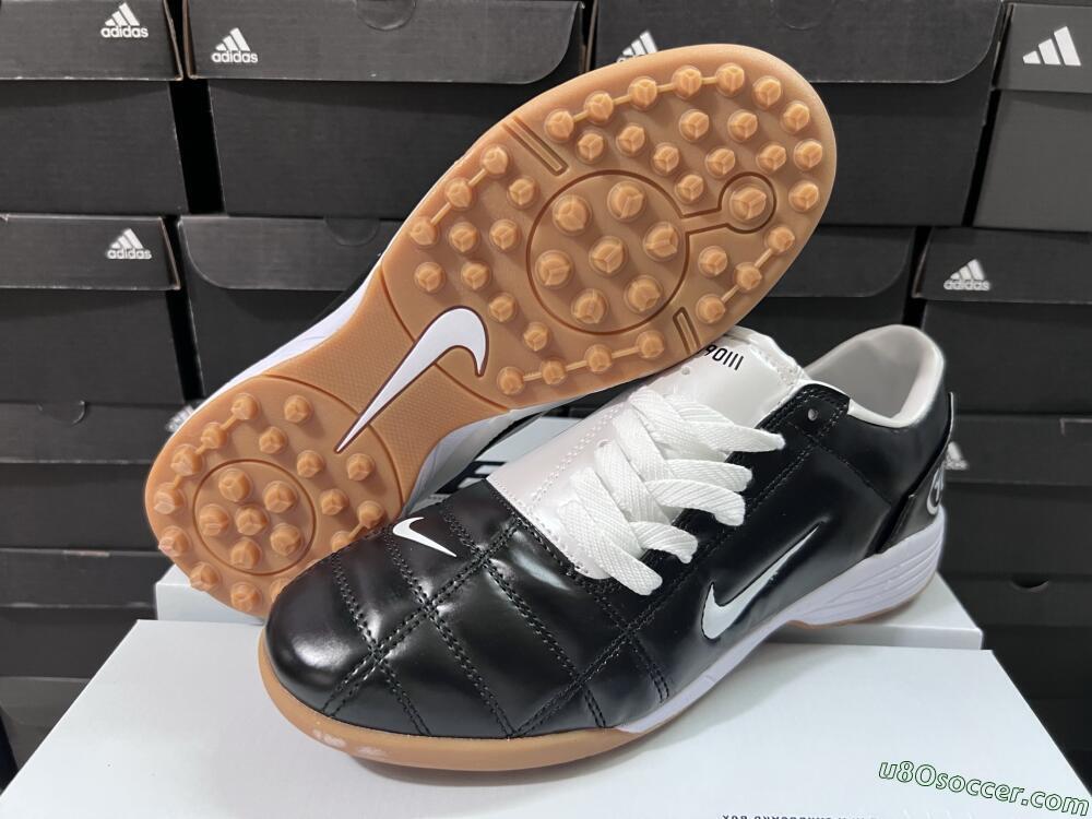 Nike Total 90 III TF Artificial Turf Soccer Shoes - Black/White