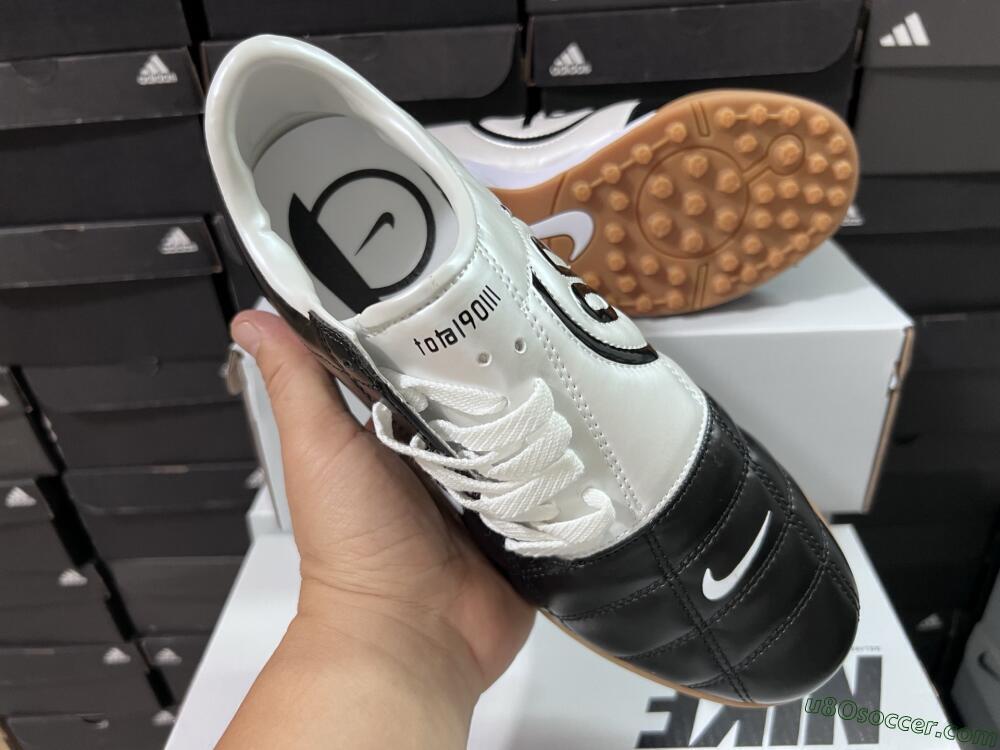 Nike Total 90 III TF Artificial Turf Soccer Shoes - Black/White