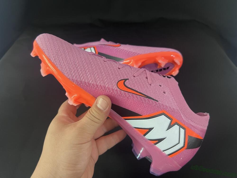 Nike Air Zoom Mercurial Vapor 16 Elite FG Firm Ground Soccer Cleats - Red/Black