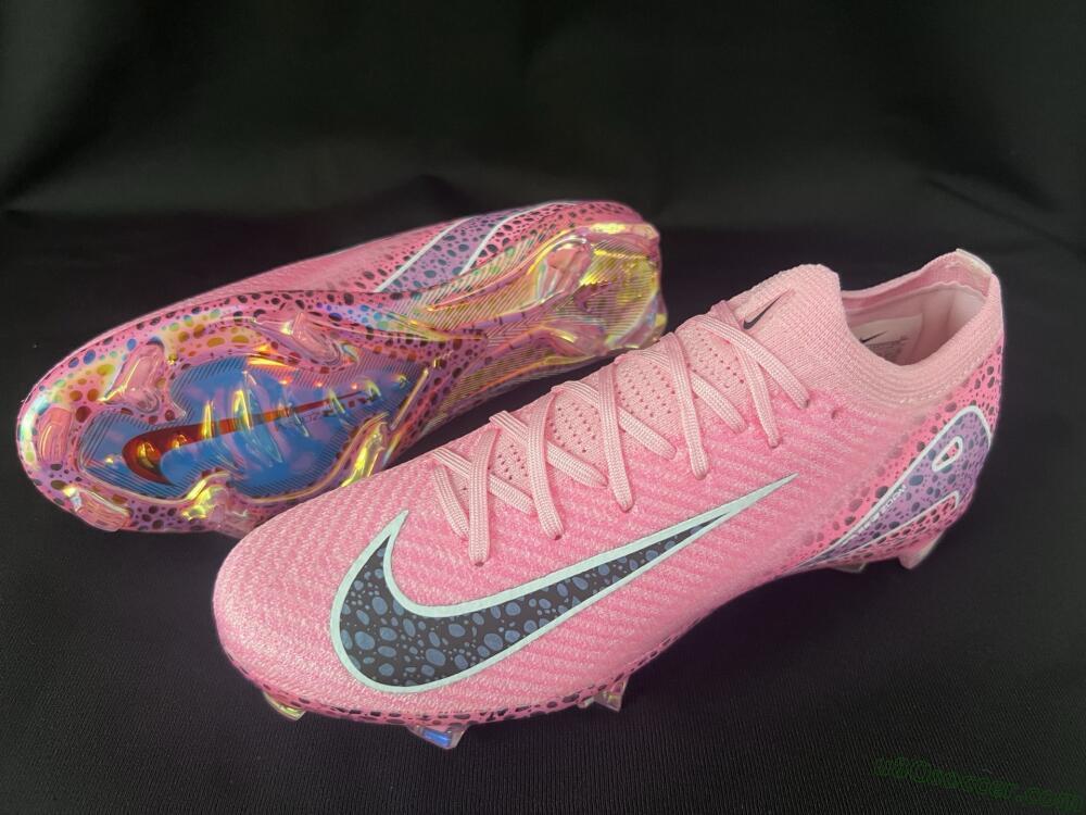 Nike Air Zoom Mercurial Vapor 16 Elite FG Firm Ground Soccer Cleats - Pink/Blue/Black