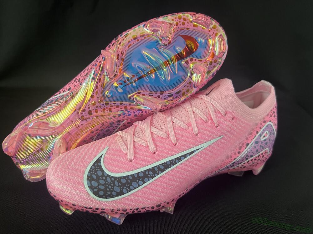 Nike Air Zoom Mercurial Vapor 16 Elite FG Firm Ground Soccer Cleats - Pink/Blue/Black