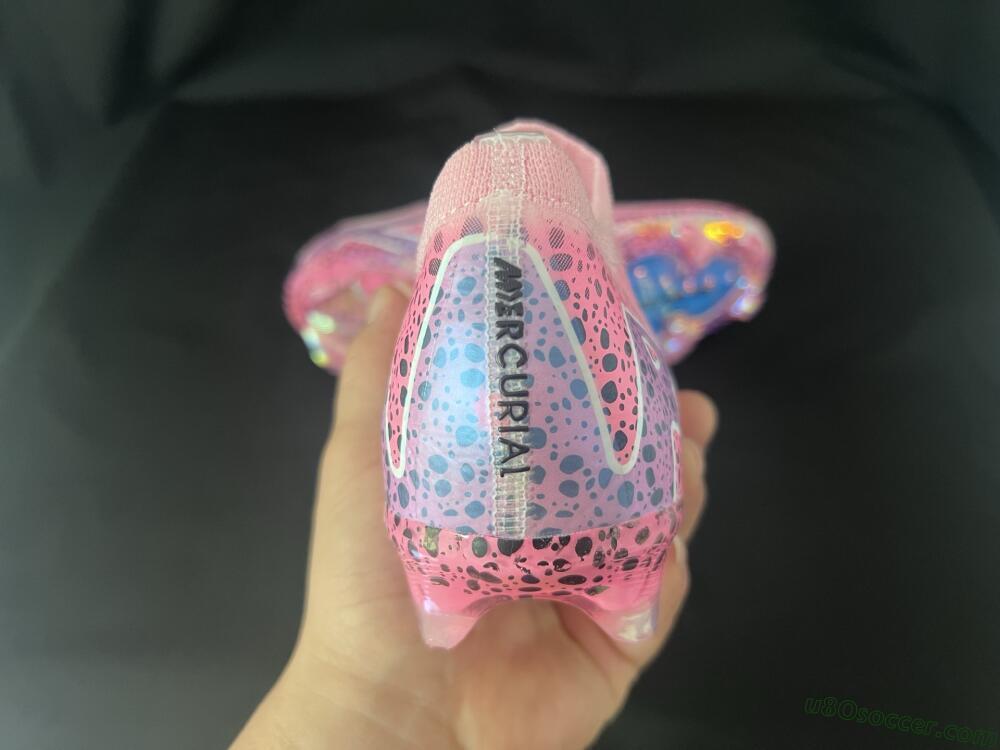 Nike Air Zoom Mercurial Vapor 16 Elite FG Firm Ground Soccer Cleats - Pink/Blue/Black