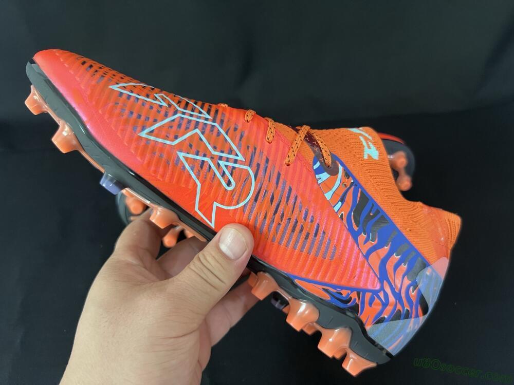 Puma Future 8 Ultimate MG Multi Ground Soccer Cleats - Red/Blue/Black