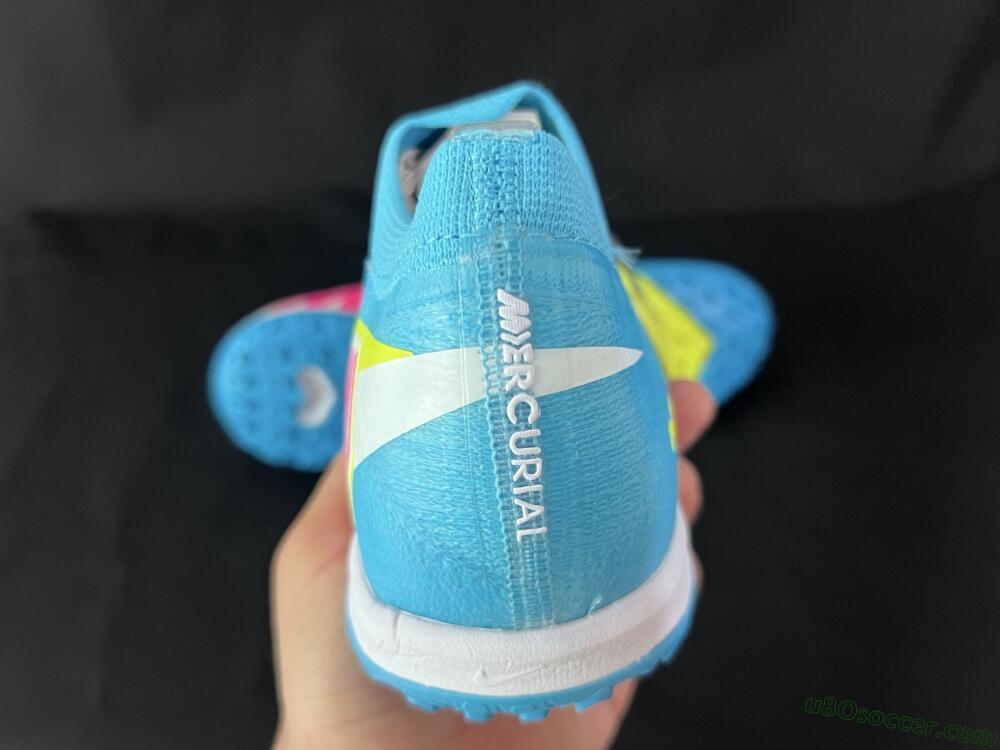 Nike Air Zoom Mercurial Vapor 16 Elite TF Artificial Turf Soccer Shoes - Blue/Yellow/White