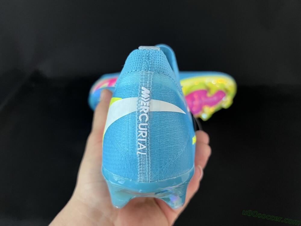 Nike Air Zoom Mercurial Vapor 16 Elite FG Firm Ground Soccer Cleats - Blue/Yellow/White