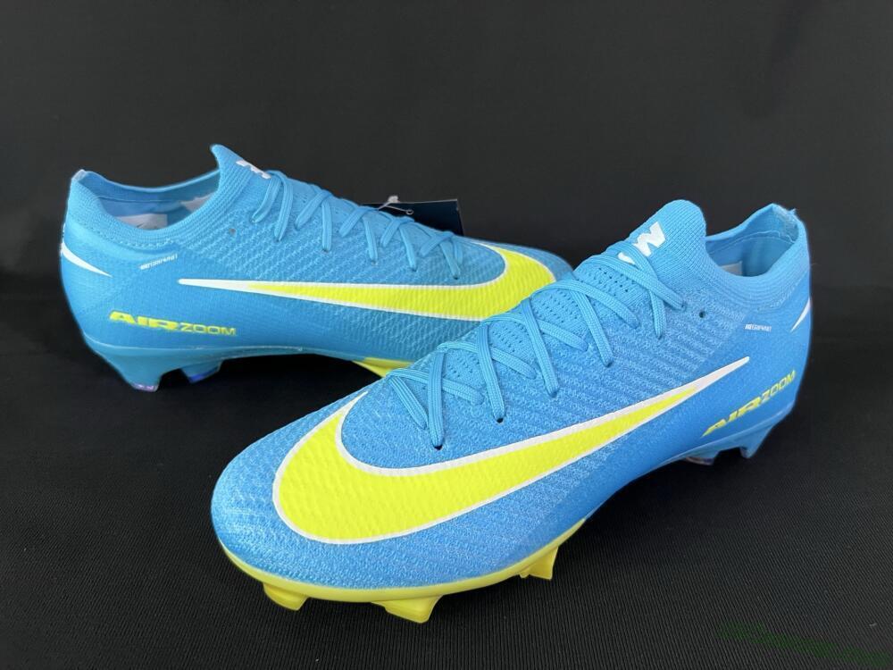 Nike Air Zoom Mercurial Vapor 16 Elite FG Firm Ground Soccer Cleats - Blue/Yellow/White