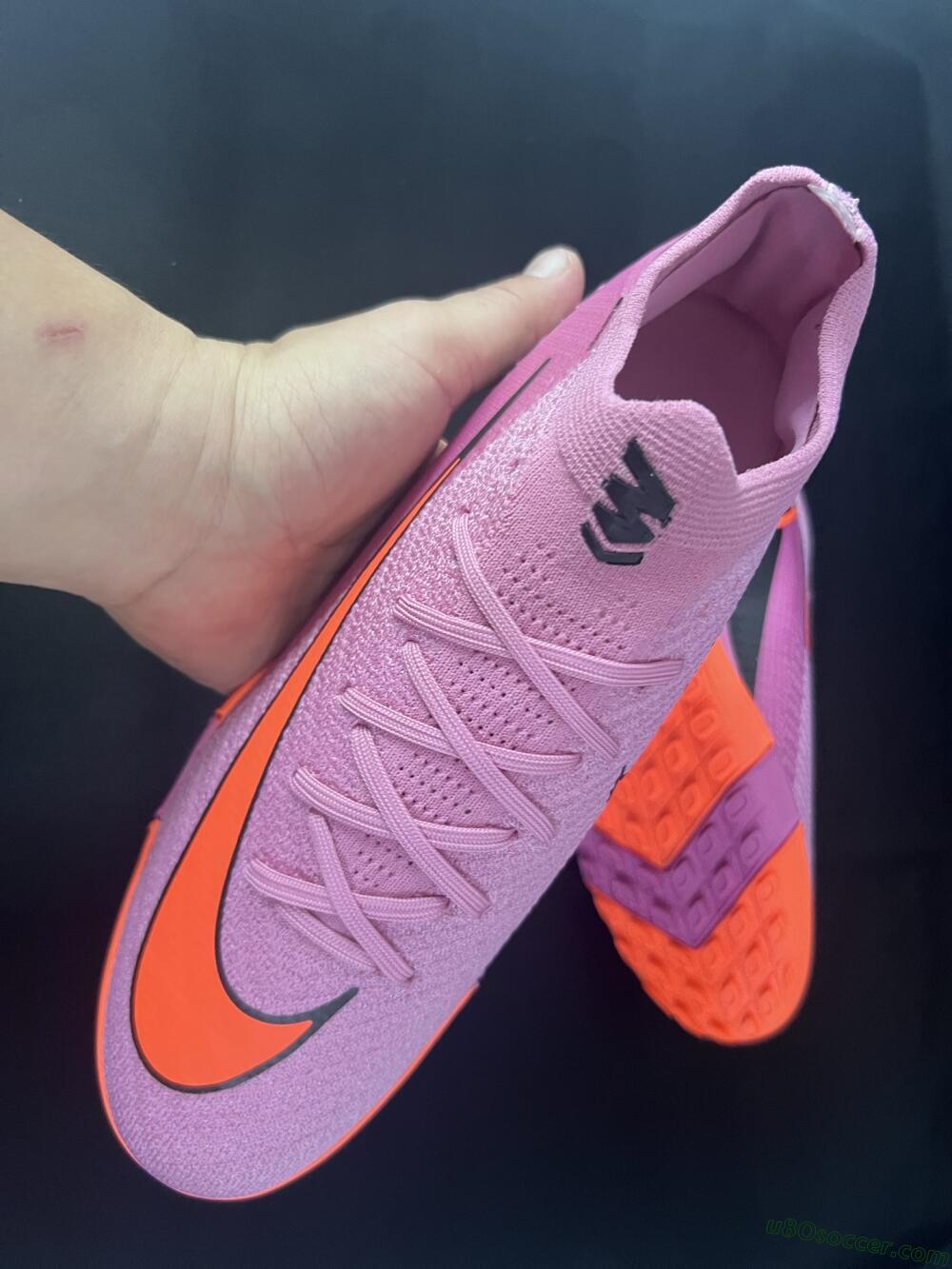 Nike Air Zoom Mercurial Vapor 16 Elite TF Artificial Turf Soccer Shoes - Red/Orange/Black