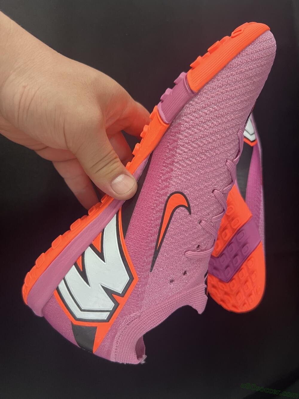 Nike Air Zoom Mercurial Vapor 16 Elite TF Artificial Turf Soccer Shoes - Red/Orange/Black