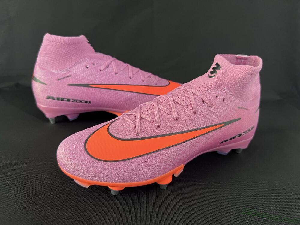 Nike Air Zoom Mercurial Superfly 10 Elite SG Soft Ground Soccer Cleats - Red/Black/White