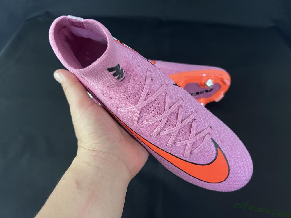 Nike Air Zoom Mercurial Superfly 10 Elite SG Soft Ground Soccer Cleats - Red/Black/White